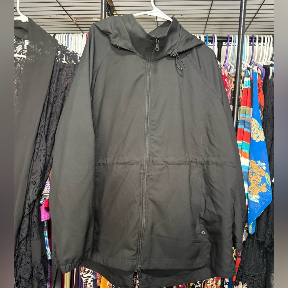 Kirkland Signature Men's Black Raincoat